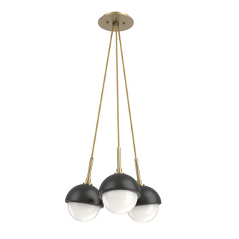 Cabochon LED Pendant in Gilded Brass (404|CHB0093-0E-GB-WL-C01-L3-MB)