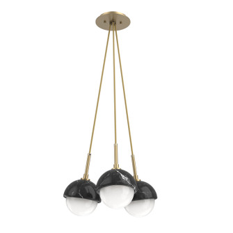Cabochon LED Pendant in Gilded Brass (404|CHB0093-0E-GB-WL-C01-L3-BM)