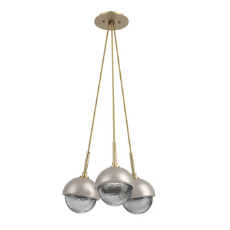 Cabochon LED Pendant in Gilded Brass (404|CHB0093-0E-GB-S-C01-L3-BS)