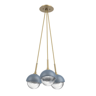 Cabochon LED Pendant in Gilded Brass (404|CHB0093-0E-GB-C-C01-L3-BU)