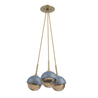 Cabochon LED Pendant in Gilded Brass (404|CHB0093-0E-GB-B-C01-L3-BU)