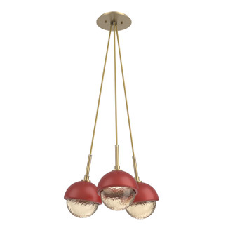 Cabochon LED Pendant in Gilded Brass (404|CHB0093-0E-GB-A-C01-L1-RE)
