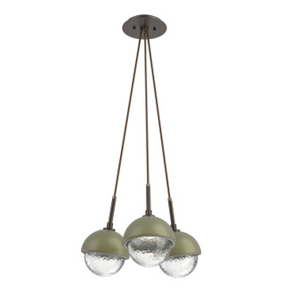 Cabochon LED Pendant in Flat Bronze (404|CHB0093-0E-FB-C-C01-L3-GE)