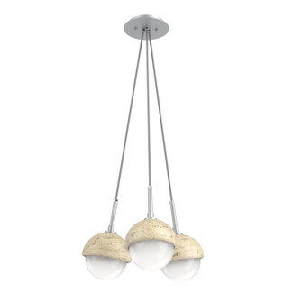 Cabochon LED Pendant in Classic Silver (404|CHB0093-0E-CS-WL-C01-L3-TR)