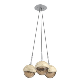 Cabochon LED Pendant in Classic Silver (404|CHB0093-0E-CS-B-C01-L3-TR)