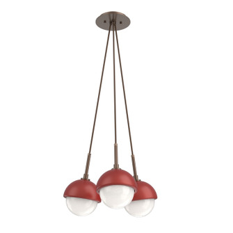 Cabochon LED Pendant in Burnished Bronze (404|CHB0093-0E-BB-WL-C01-L3-RE)