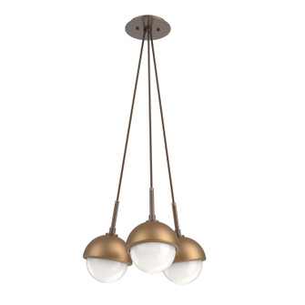 Cabochon LED Pendant in Burnished Bronze (404|CHB0093-0E-BB-WL-C01-L3-NB)