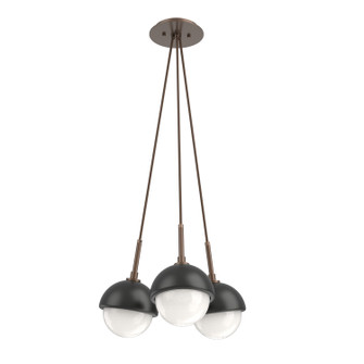 Cabochon LED Pendant in Burnished Bronze (404|CHB0093-0E-BB-WL-C01-L3-MB)