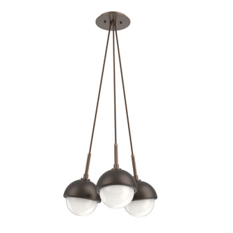 Cabochon LED Pendant in Burnished Bronze (404|CHB0093-0E-BB-WL-C01-L3-FB)
