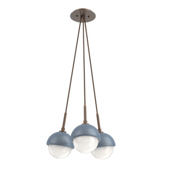 Cabochon LED Pendant in Burnished Bronze (404|CHB0093-0E-BB-WL-C01-L3-BU)