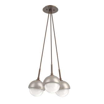 Cabochon LED Pendant in Burnished Bronze (404|CHB0093-0E-BB-WL-C01-L3-BS)