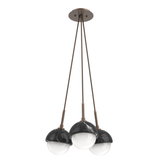 Cabochon LED Pendant in Burnished Bronze (404|CHB0093-0E-BB-WL-C01-L3-BM)