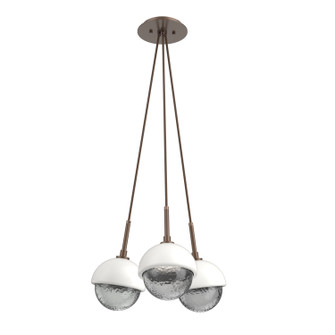 Cabochon LED Pendant in Burnished Bronze (404|CHB0093-0E-BB-S-C01-L3-WI)