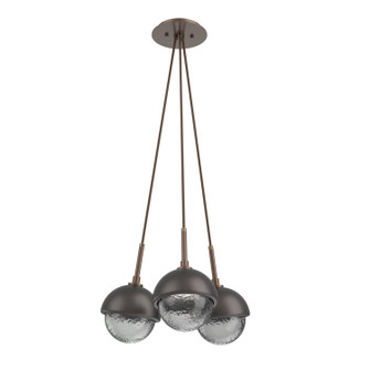 Cabochon LED Pendant in Burnished Bronze (404|CHB0093-0E-BB-S-C01-L3-GP)