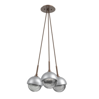 Cabochon LED Pendant in Burnished Bronze (404|CHB0093-0E-BB-S-C01-L3-CS)