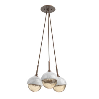 Cabochon LED Pendant in Burnished Bronze (404|CHB0093-0E-BB-A-C01-L3-WM)