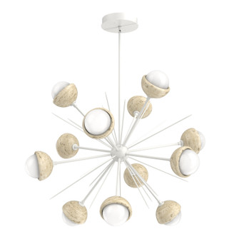 Cabochon LED Chandelier in Salt White (404|CHB0093-0B-WI-WL-001-L3-TR)
