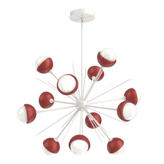 Cabochon LED Chandelier in Salt White (404|CHB0093-0B-WI-WL-001-L3-RE)