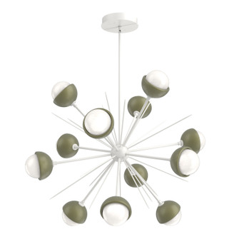 Cabochon LED Chandelier in Salt White (404|CHB0093-0B-WI-WL-001-L3-GE)
