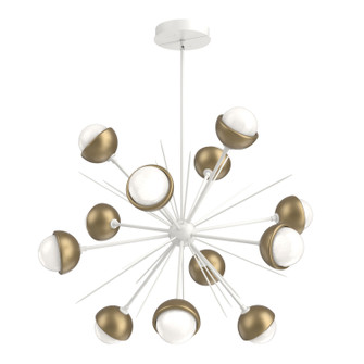 Cabochon LED Chandelier in Salt White (404|CHB0093-0B-WI-WL-001-L3-GB)