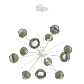 Cabochon LED Chandelier in Salt White (404|CHB0093-0B-WI-S-001-L3-GE)