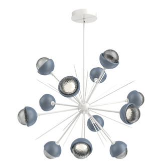 Cabochon LED Chandelier in Salt White (404|CHB0093-0B-WI-S-001-L3-BU)