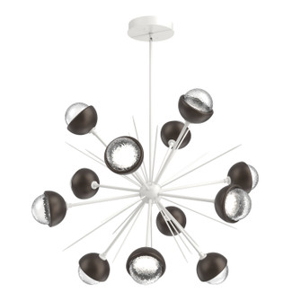 Cabochon LED Chandelier in Salt White (404|CHB0093-0B-WI-C-001-L3-FB)