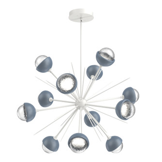 Cabochon LED Chandelier in Salt White (404|CHB0093-0B-WI-C-001-L3-BU)