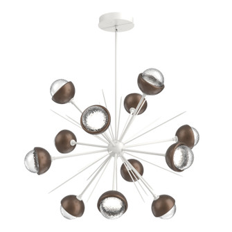 Cabochon LED Chandelier in Salt White (404|CHB0093-0B-WI-C-001-L3-BB)