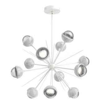 Cabochon LED Chandelier in Salt White (404|CHB0093-0B-WI-C-001-L1-WM)