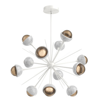 Cabochon LED Chandelier in Salt White (404|CHB0093-0B-WI-B-001-L3-WM)