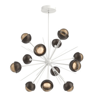Cabochon LED Chandelier in Salt White (404|CHB0093-0B-WI-B-001-L3-FB)