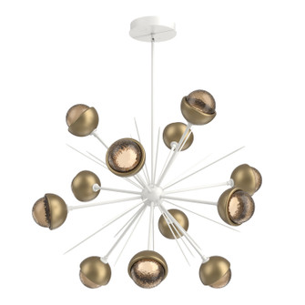 Cabochon LED Chandelier in Salt White (404|CHB0093-0B-WI-B-001-L1-GB)