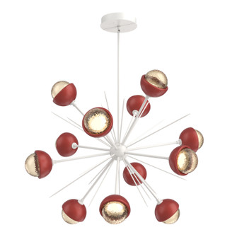 Cabochon LED Chandelier in Salt White (404|CHB0093-0B-WI-A-001-L3-RE)