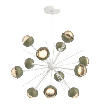 Cabochon LED Chandelier in Salt White (404|CHB0093-0B-WI-A-001-L3-GE)