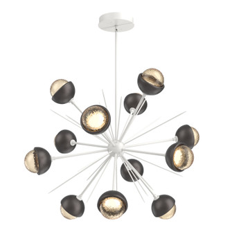 Cabochon LED Chandelier in Salt White (404|CHB0093-0B-WI-A-001-L1-GP)
