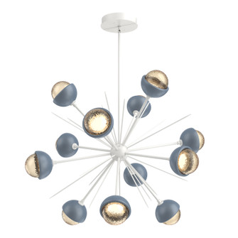 Cabochon LED Chandelier in Salt White (404|CHB0093-0B-WI-A-001-L1-BU)