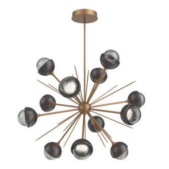 Cabochon LED Chandelier in Novel Brass (404|CHB0093-0B-NB-S-001-L3-GP)