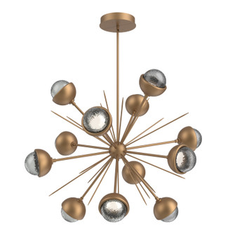 Cabochon LED Chandelier in Novel Brass (404|CHB0093-0B-NB-S-001-L1-MS)