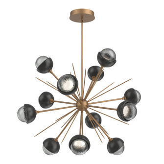 Cabochon LED Chandelier in Novel Brass (404|CHB0093-0B-NB-S-001-L1-MB)