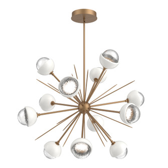 Cabochon LED Chandelier in Novel Brass (404|CHB0093-0B-NB-C-001-L1-WI)