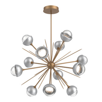 Cabochon LED Chandelier in Novel Brass (404|CHB0093-0B-NB-C-001-L1-CS)