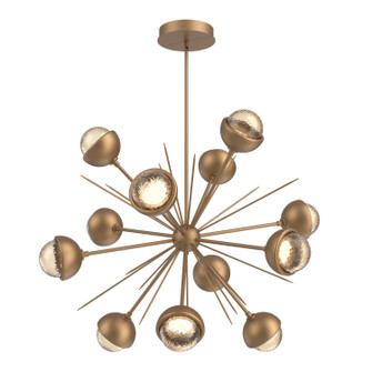 Cabochon LED Chandelier in Novel Brass (404|CHB0093-0B-NB-A-001-L1-MS)
