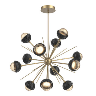 Cabochon LED Chandelier in Novel Brass (404|CHB0093-0B-NB-A-001-L1-BM)