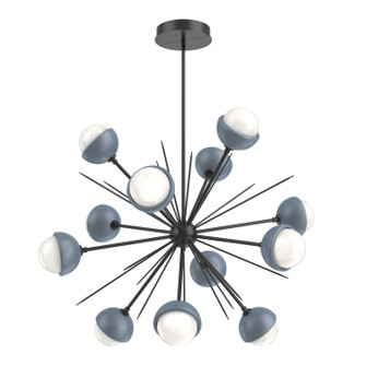 Cabochon LED Chandelier in Matte Black (404|CHB0093-0B-MB-WL-001-L3-BU)