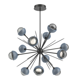 Cabochon LED Chandelier in Matte Black (404|CHB0093-0B-MB-S-001-L1-BU)