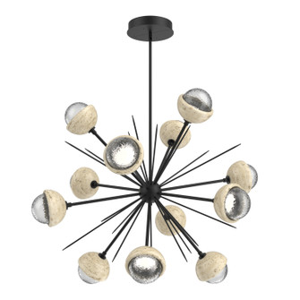 Cabochon LED Chandelier in Matte Black (404|CHB0093-0B-MB-C-001-L1-TR)