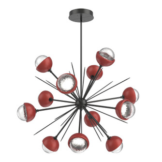 Cabochon LED Chandelier in Matte Black (404|CHB0093-0B-MB-C-001-L1-RE)