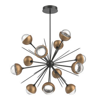 Cabochon LED Chandelier in Matte Black (404|CHB0093-0B-MB-C-001-L1-NB)
