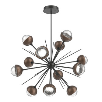 Cabochon LED Chandelier in Matte Black (404|CHB0093-0B-MB-C-001-L1-BB)